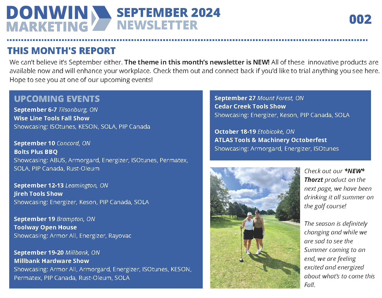 September 2024 Newsletter